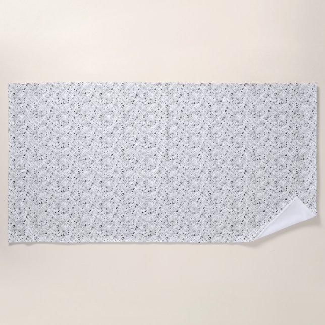 Serviette De Plage conception point neuf (Devant)