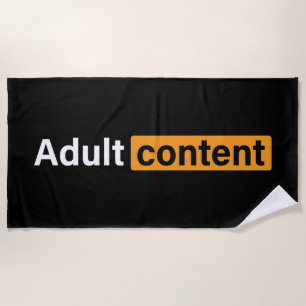 Serviette De Plage Contenu adulte Humour adulte drôle T-shirt drôle