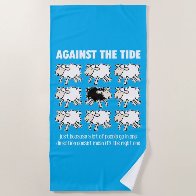 Serviette De Plage Contre la Marée (Devant)