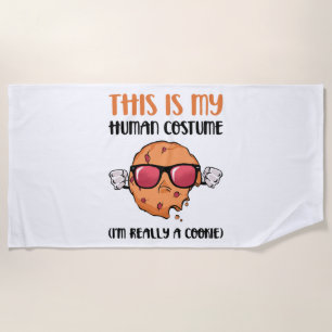 Serviette De Plage Cookie d'Halloween