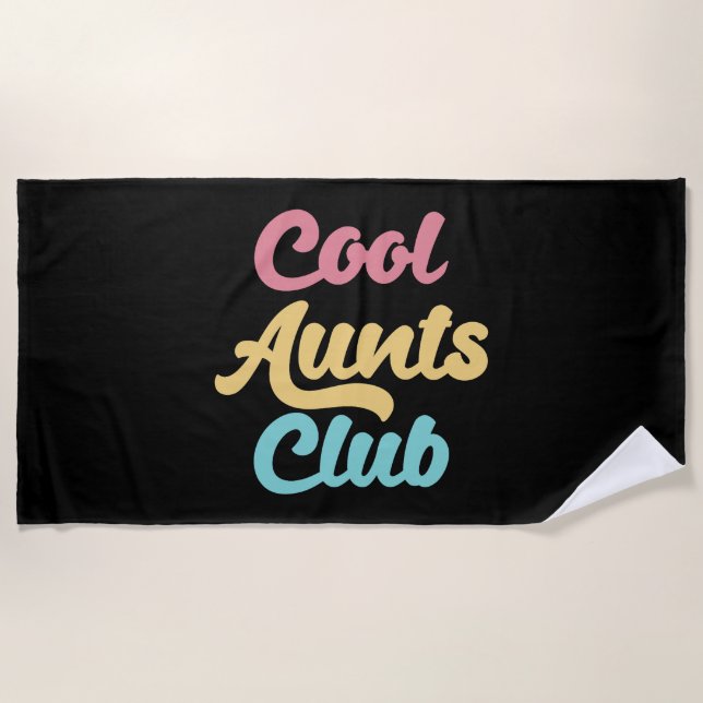 Serviette De Plage Cool Aunts Club II (Devant)