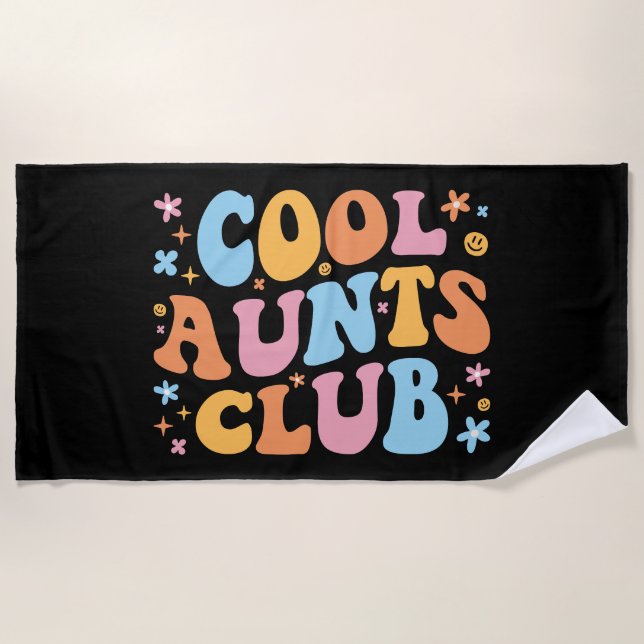 Serviette De Plage Cool Aunts Club III (Devant)