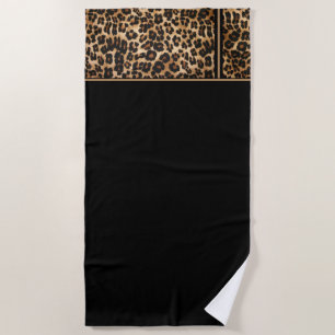 Serviette De Plage Copie de Serviette-Léopard de plage