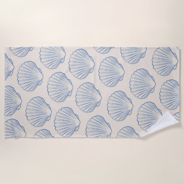 Serviette De Plage Coquillage esthétique (Devant)