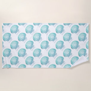 Serviette De Plage coteau turquoise couleur bleu mermaid