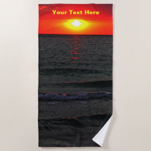 Serviette De Plage Couché de soleil de Floride