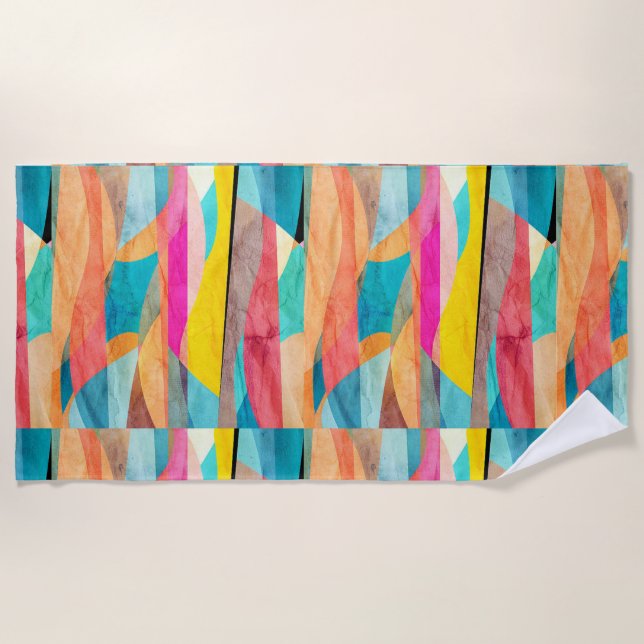 Serviette De Plage Couleur (Devant)