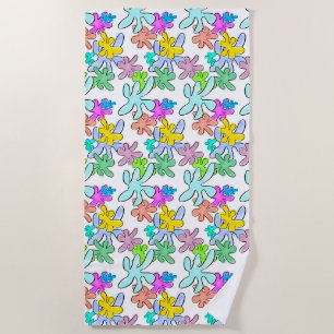 Serviette De Plage Couleur éclatée