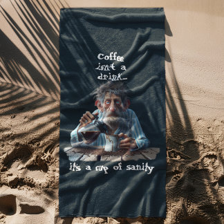Serviette De Plage Coupe de Sanity