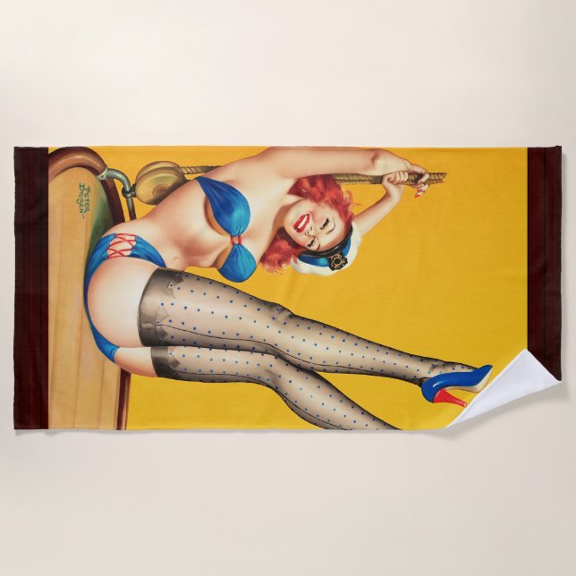 Serviette De Plage Couverture de la pâte à modeler par Peter Driben (Devant)