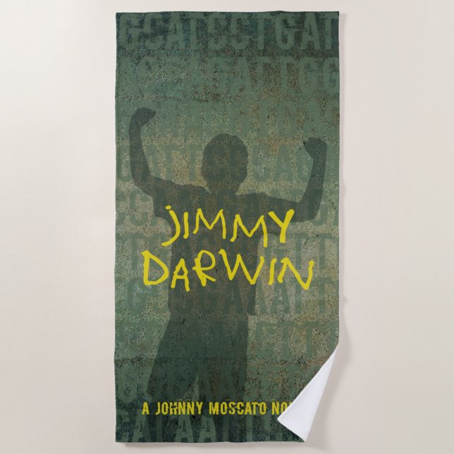 Serviette De Plage Couverture de livre Jimmy Darwin (Devant)