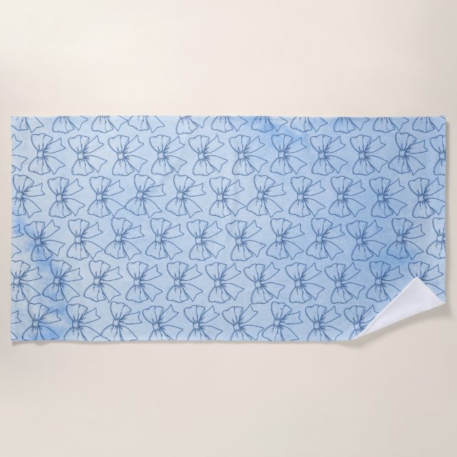 Serviette De Plage Cravate (Devant)