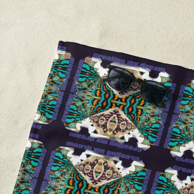 Serviette De Plage Créer mon rêve (En situation)