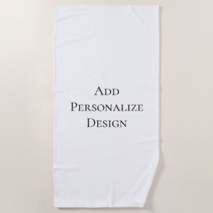 Serviette De Plage Créez Votre Bannière Personnalisée