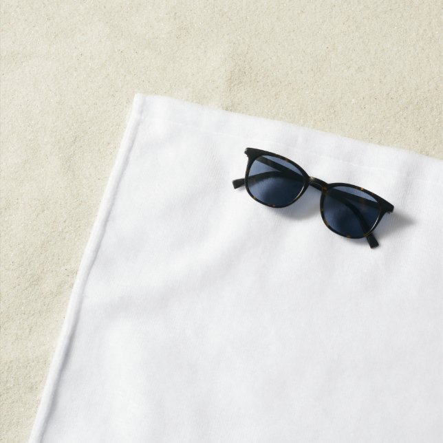 Serviette De Plage Créez votre propre (En situation)