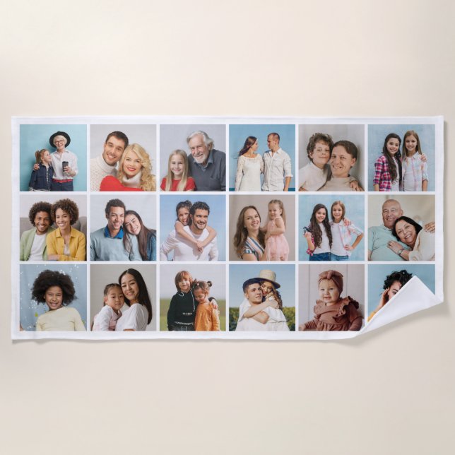 Serviette De Plage Créez votre propre collection photo 18 (Devant)