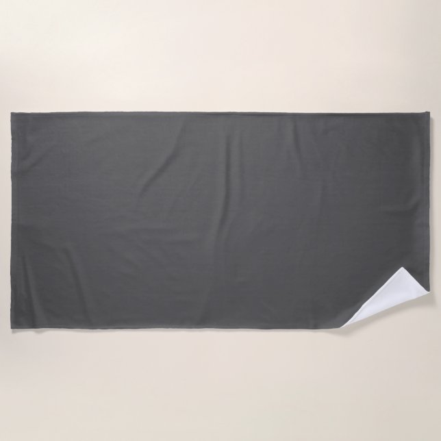 Serviette De Plage Créez Votre Propre Conception Personnalisée gris f (Devant)