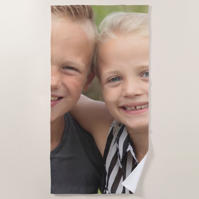 Serviette De Plage Créez votre propre photo (Devant)