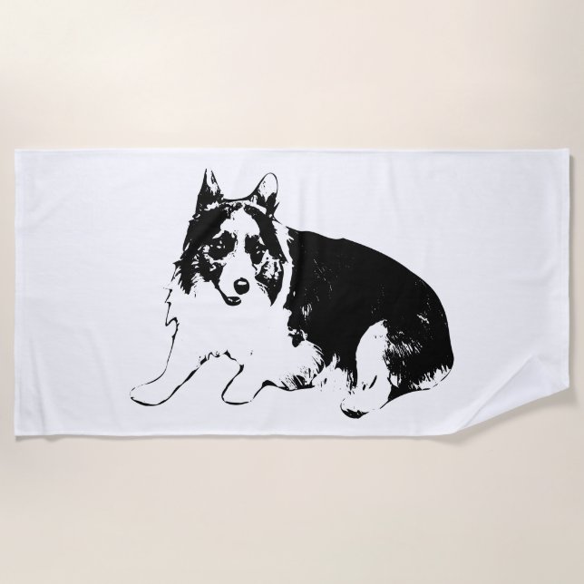Serviette De Plage Crisp Morning Friend (Devant)