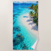 Serviette de plage Crystal Blue Lagoon
