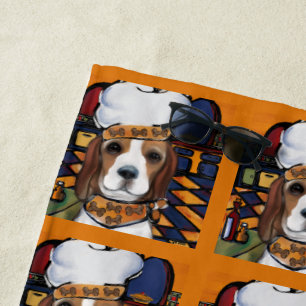 SERVIETTE DE PLAGE CUISINIER BEAGLE