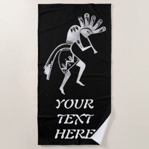Serviette De Plage Culture amérindienne - Danse Kokopelli 2