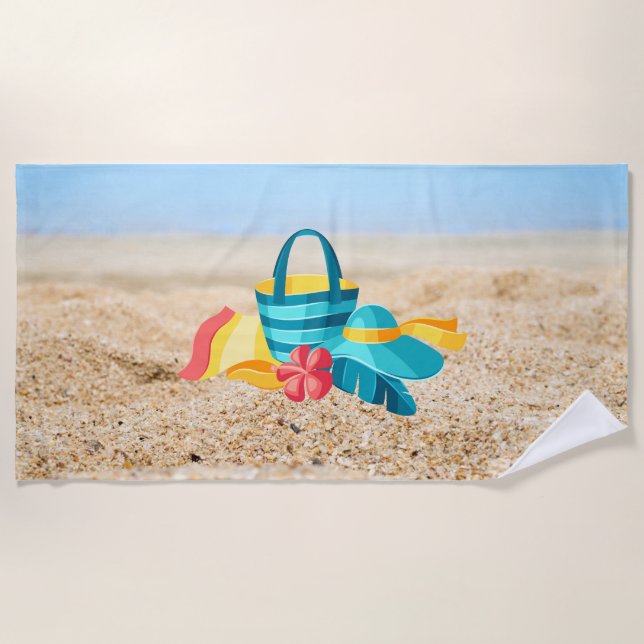Serviette de plage Cute (Devant)