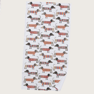 Serviette De Plage Dachshund Chien Saucisse