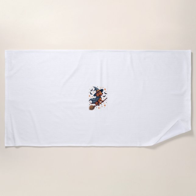 Serviette De Plage Dachshund délicieux (Devant)