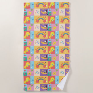 Serviette De Plage DAFFY DUCK™ & TWEETY™ - Pride Pattern
