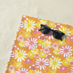 Serviette de plage Daisies d'été