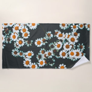 Serviette De Plage Daisy Daisies Floral