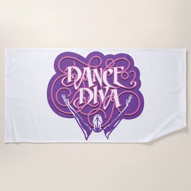 Serviette De Plage Dance Diva Beach Towel (Devant)