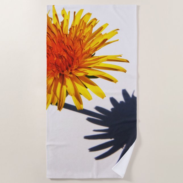 Serviette De Plage Dandelion et ombre btcnm (Devant)