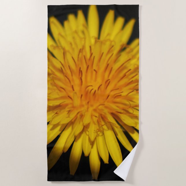 Serviette De Plage Dandelion Flower btcnm (Devant)