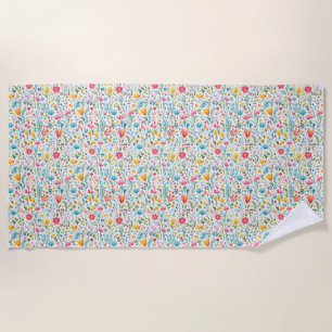 Serviette De Plage Dans L'Art Floral, L'Imperfection Est La Perfectio