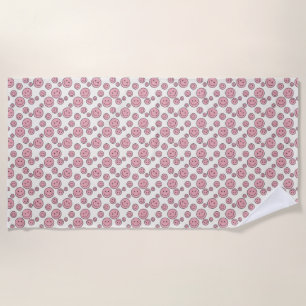 Serviette De Plage Danse Comme Des Fleurs sauvages Dans Le Vent