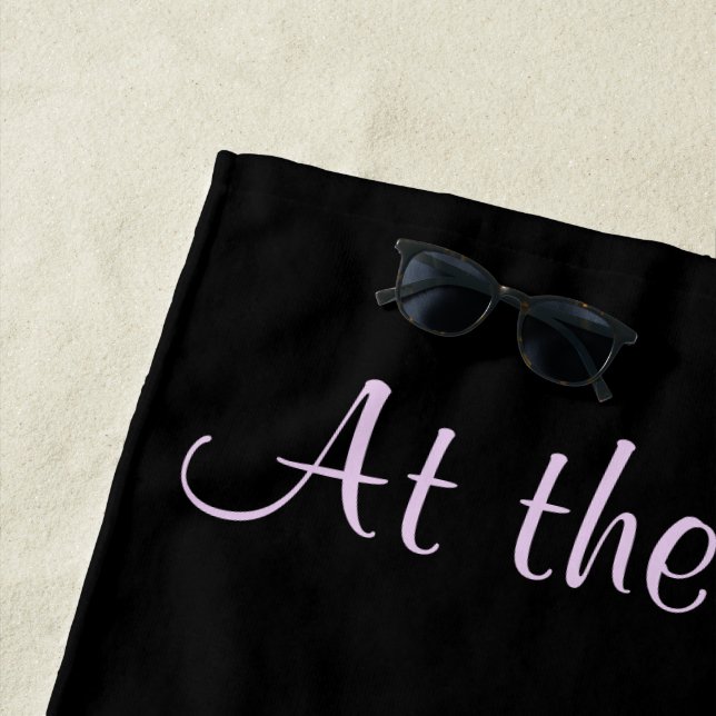 Serviette De Plage Danse du colibri (En situation)