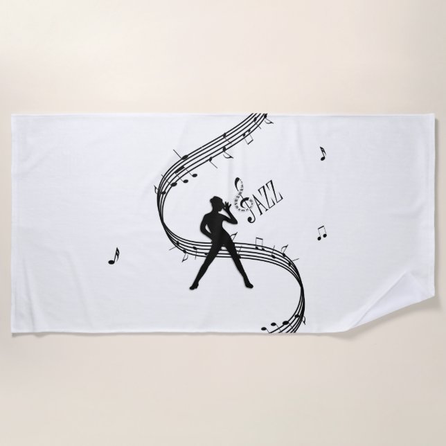 Serviette De Plage Danse jazz (Devant)