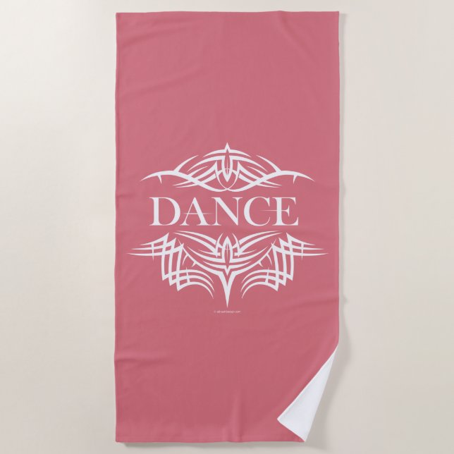 Serviette De Plage Danse tribale (Devant)
