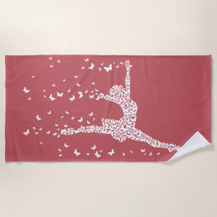Serviette De Plage Danseur papillon