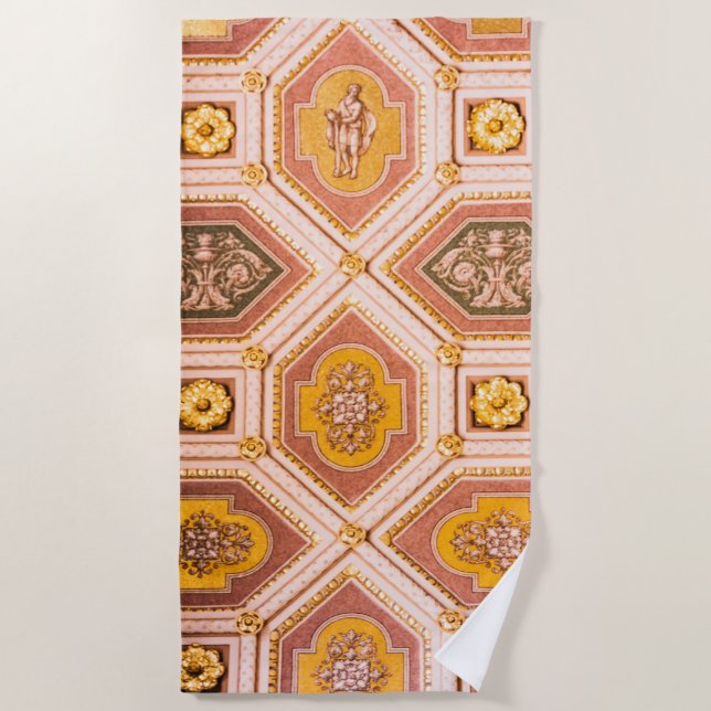 Serviette de plage d'architecture hongroise (Devant)