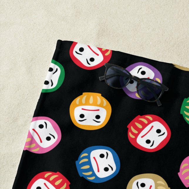 Serviette De Plage Daruma (En situation)