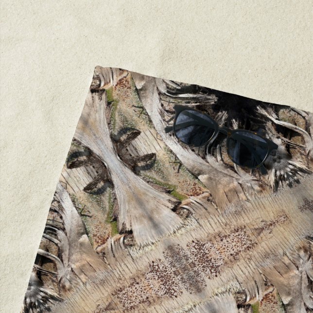 Serviette De Plage Date Palm Tree Trunk Texture Fermer Photo Image (En situation)