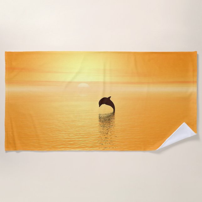 Serviette De Plage Dauphin (Devant)