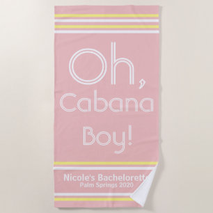 Serviette de plage de Cabana Boy