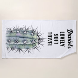 Serviette de plage de Cactus très épicée