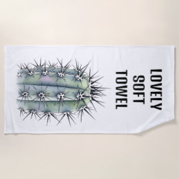 Serviette de plage de Cactus très épicée