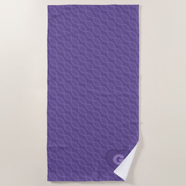 Serviette de plage de DNA Stripes (Devant)