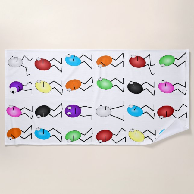 Serviette de plage de dragées à la gelée de sucre (Devant)